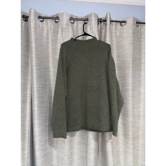 Woolrich olive green mock neck olive green sweater size men's 2xl - Picture 1 of 4
